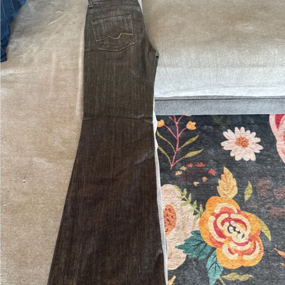 7 For All Mankind Dark Brown boot cut Leg Jeans